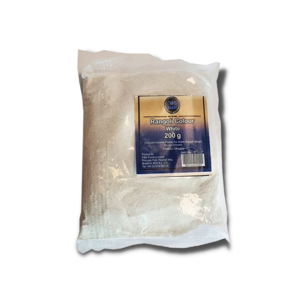 Heera Rangoli (White) powder.
