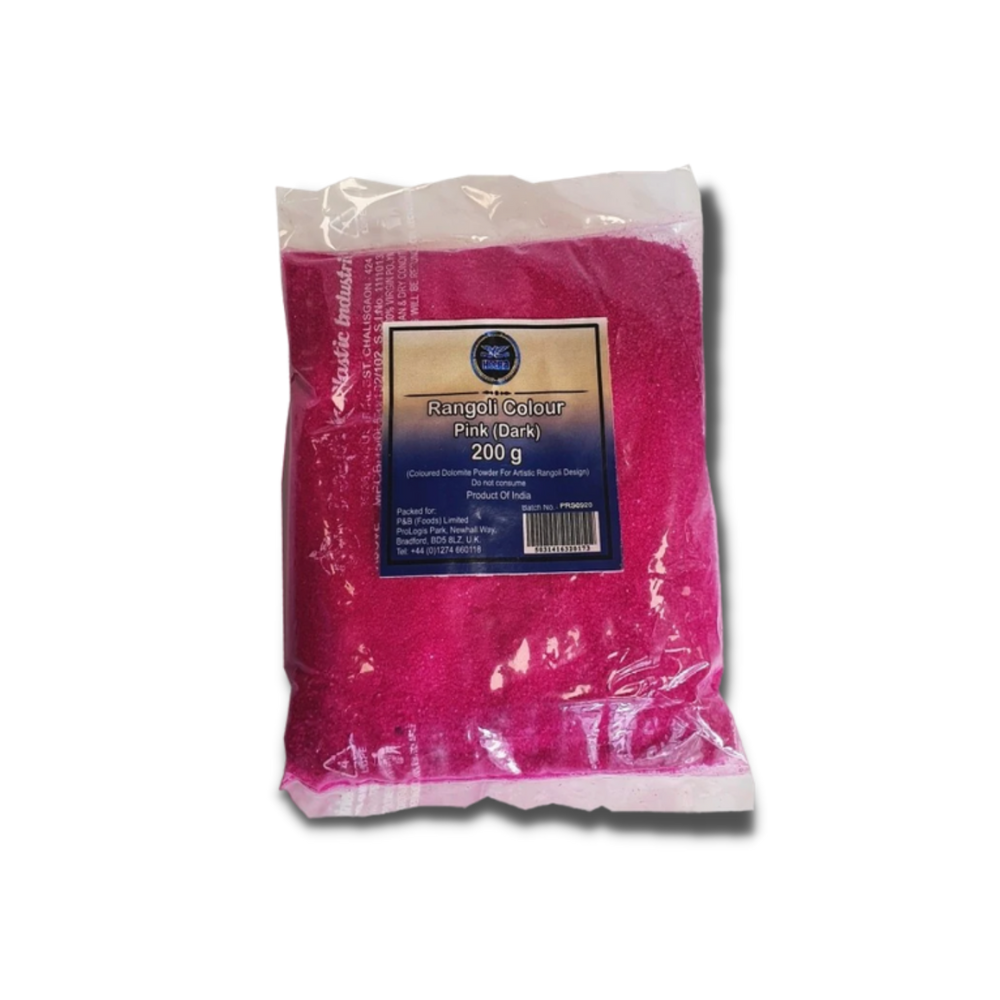 Heera Rangoli (Dark Pink) powder.