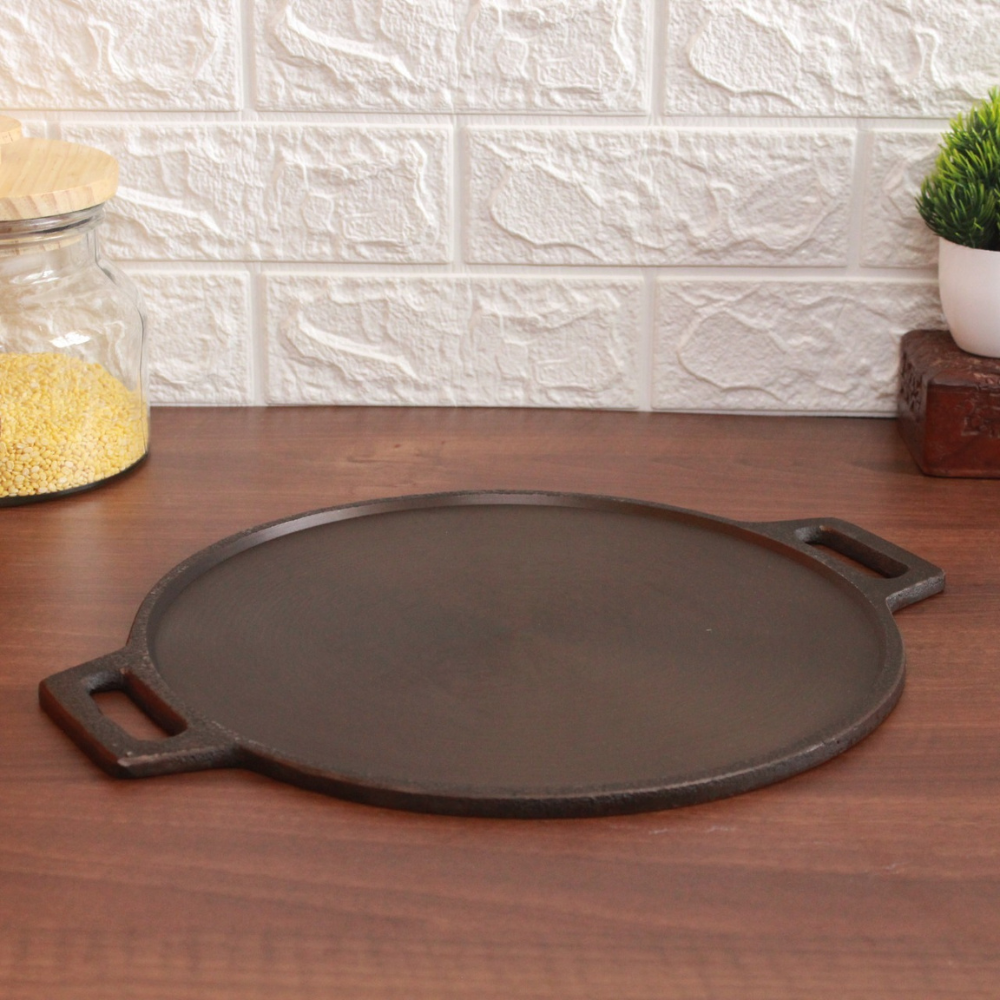 KREME CAST IRON LONG HANDLE PADDU/PANIYARAM PAN