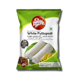 Double Horse White PuttuPodi (1Kg)