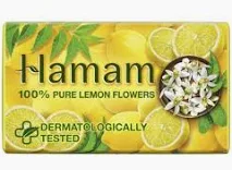 Hamam Pure Lemon Flowers Soap 100g – classic Indian soap for soft, refreshed skin.