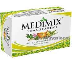 Medimix Transparent Ayurvedic Soap 75g – Indian Soap with Glycerine and Lakshadi Oil | Buy Online in UK