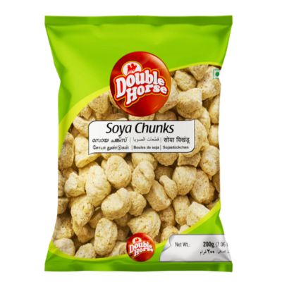 Double Horse Soya Chunk 200g pack