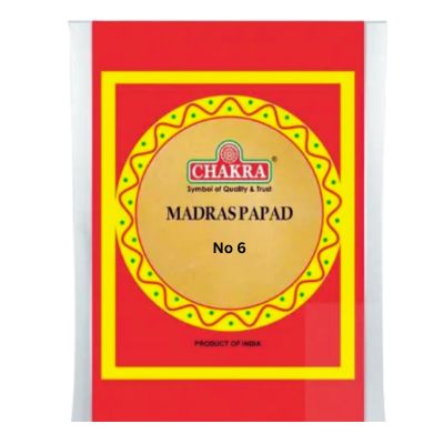 Chakra Madras Plain Papads No: 6.