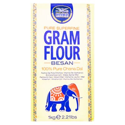 Heera Gram Flour 1kg pack for authentic Indian cooking – buy online at Spice Supermarket LTD UK.