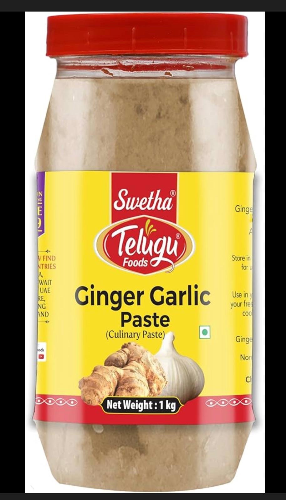Telugu foods Ginger Garlic Paste 1kg